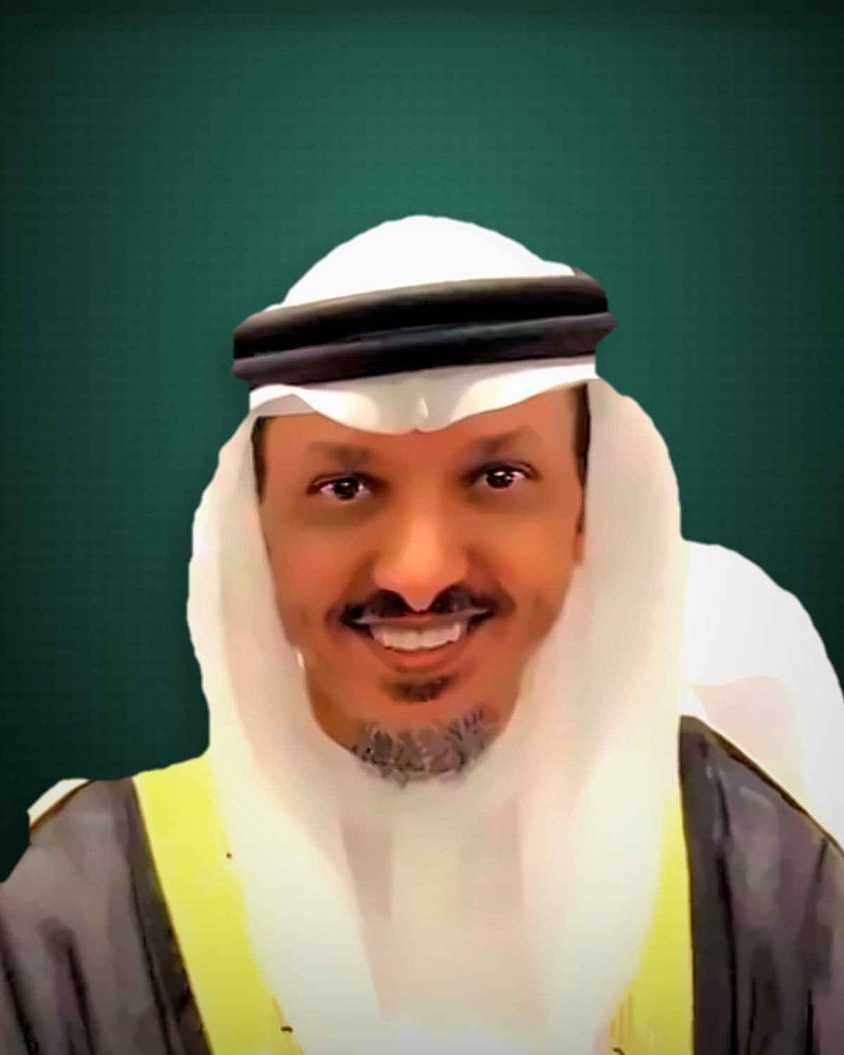 صورة الشيخ أ.د. عبد الله بن مطير الشريكة